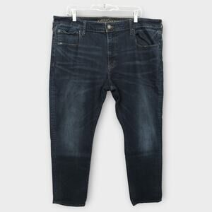 Mens American Eagle SLIM STRAIGHT Extreme Flex Blue Jeans Size 40x32